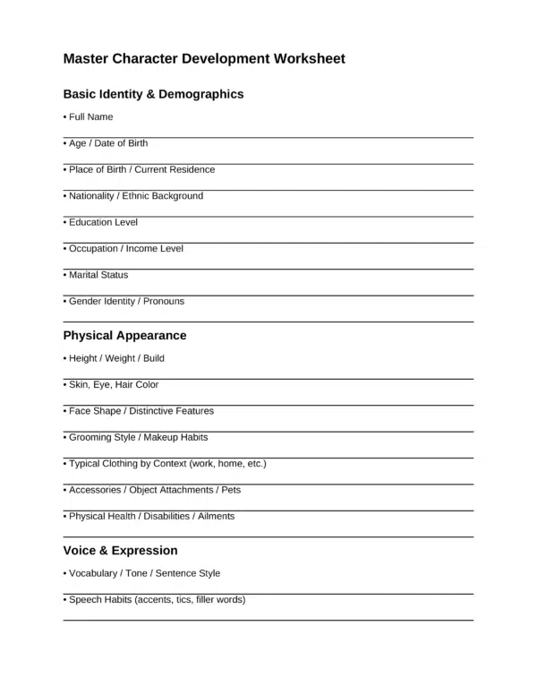 The Complete Character Creation Toolkit - Image 5